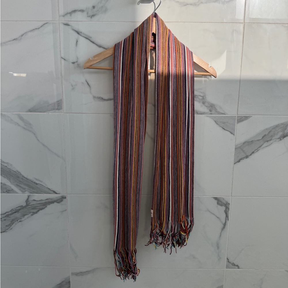 Multicolor striped gorgeous scarf from Nardi & Tagliaferri - made in Italy!